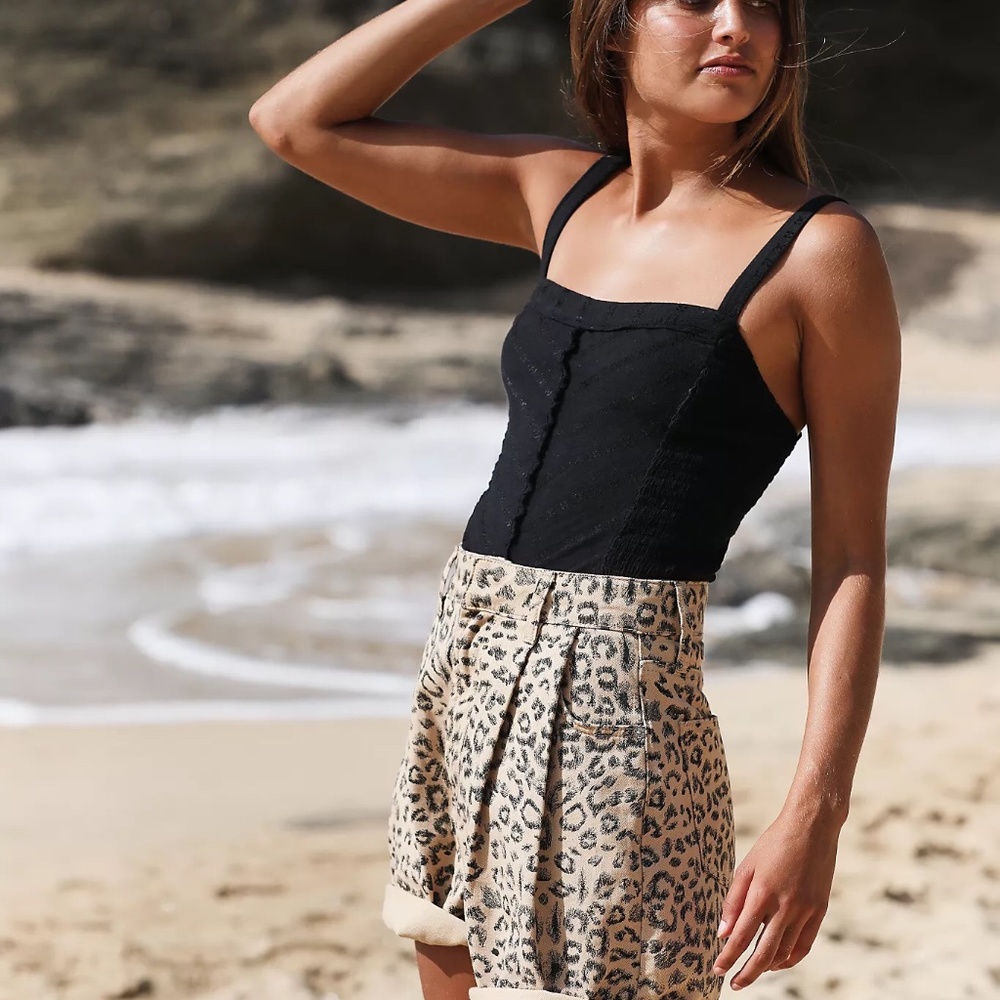 NWT Free People Have a Crush Cami - Black